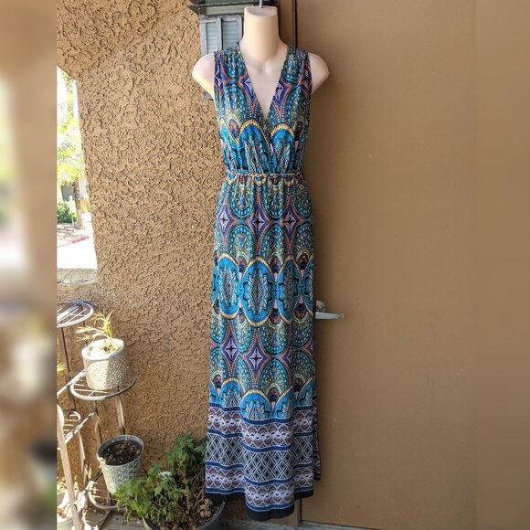 Multi-Color Maxi Sundress by Philosophy- Size M - Picture 2 of 5